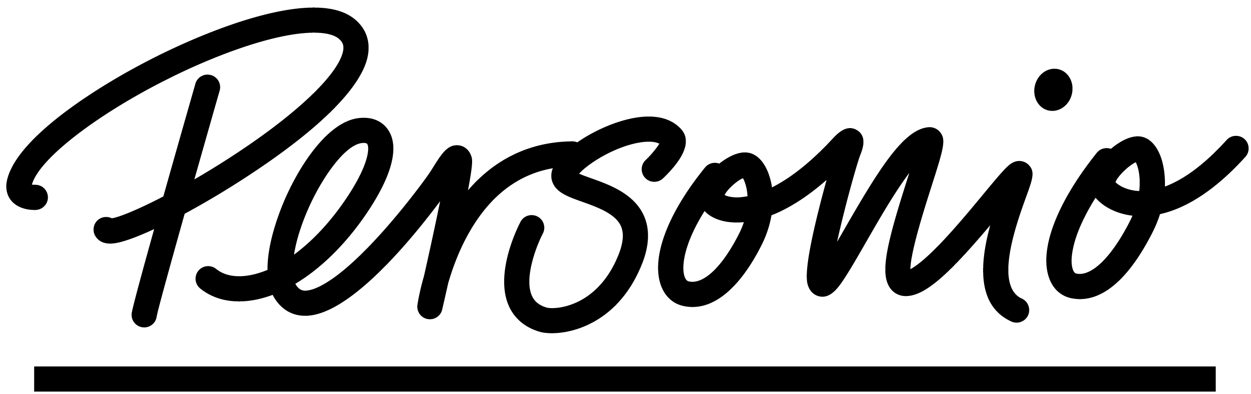 Personio-Logo in schwarzem Text auf weißem Hintergrund